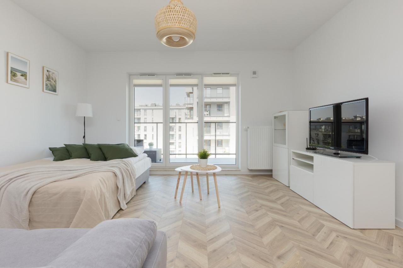 Ursus Sunny Studio For 4 Guests With Parking & Balcony By Noclegi Renters Varşovia Exterior foto